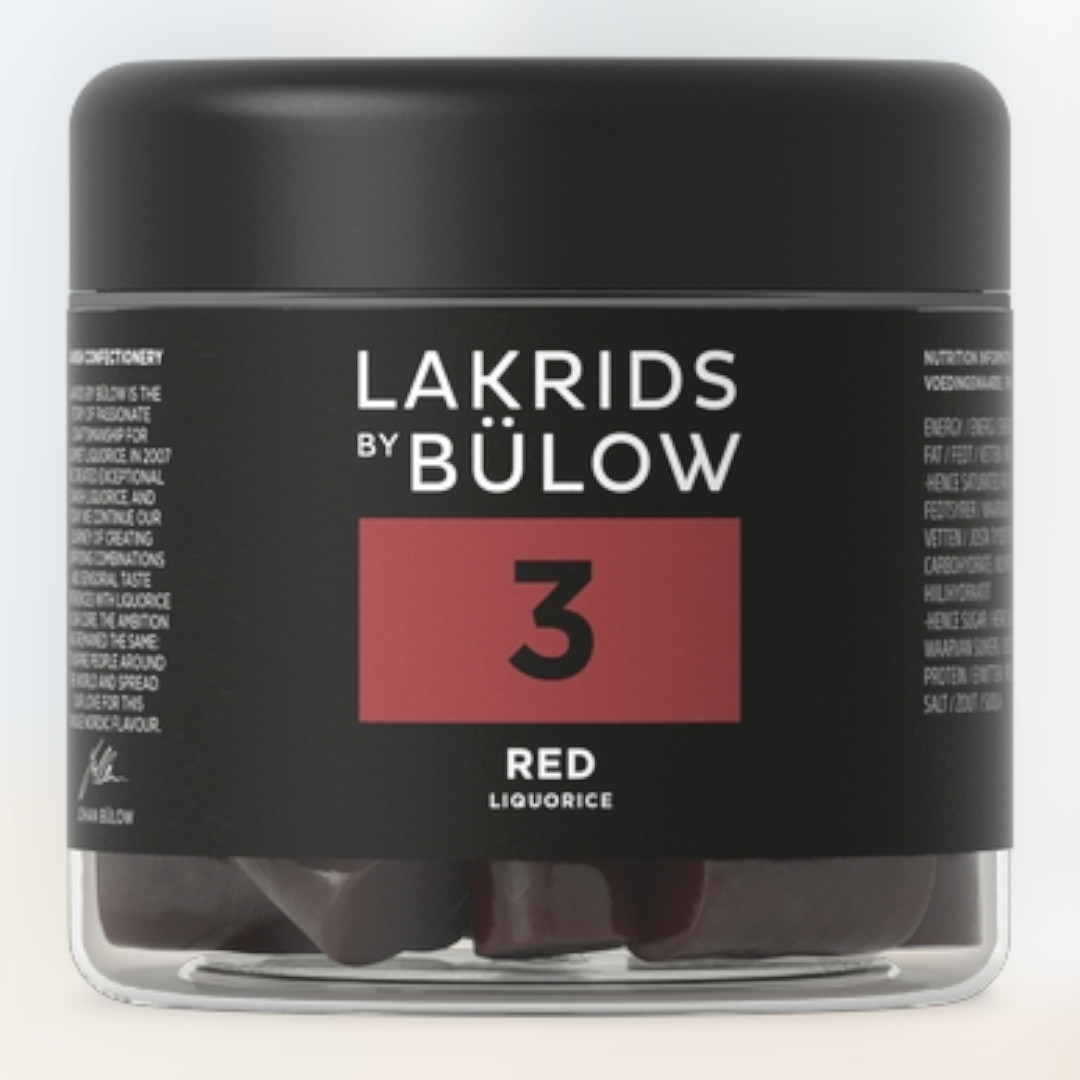 Candy: Lakrids by Bülow - #3 Red Licorice (150g)