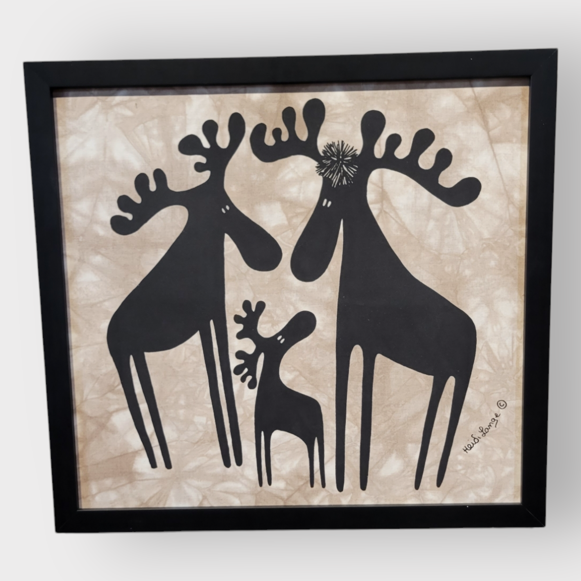 Artwork: Moose Family (Medium)