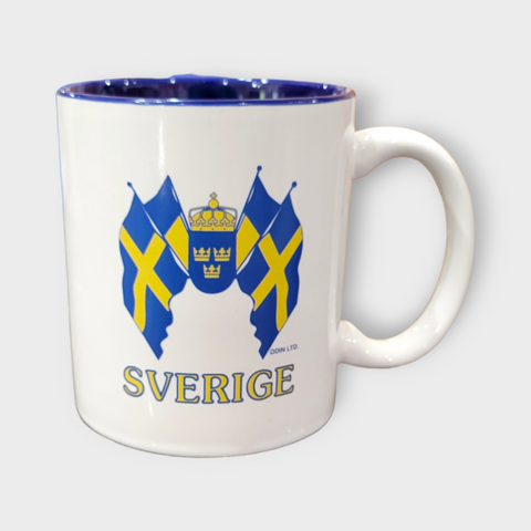 Mug: Crossed Flags Sverige