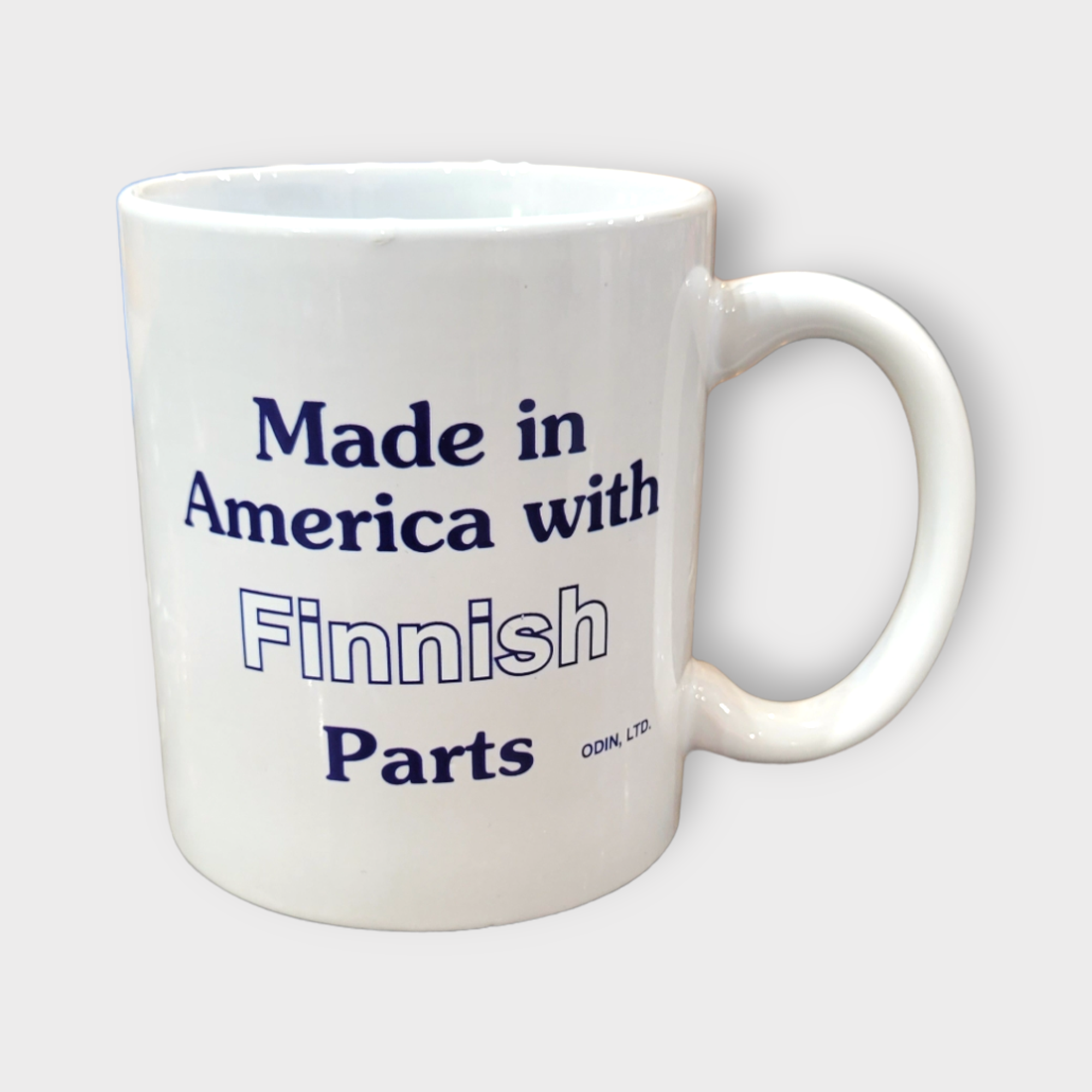 Mug: "Made in America with Finnish Parts" (11oz)
