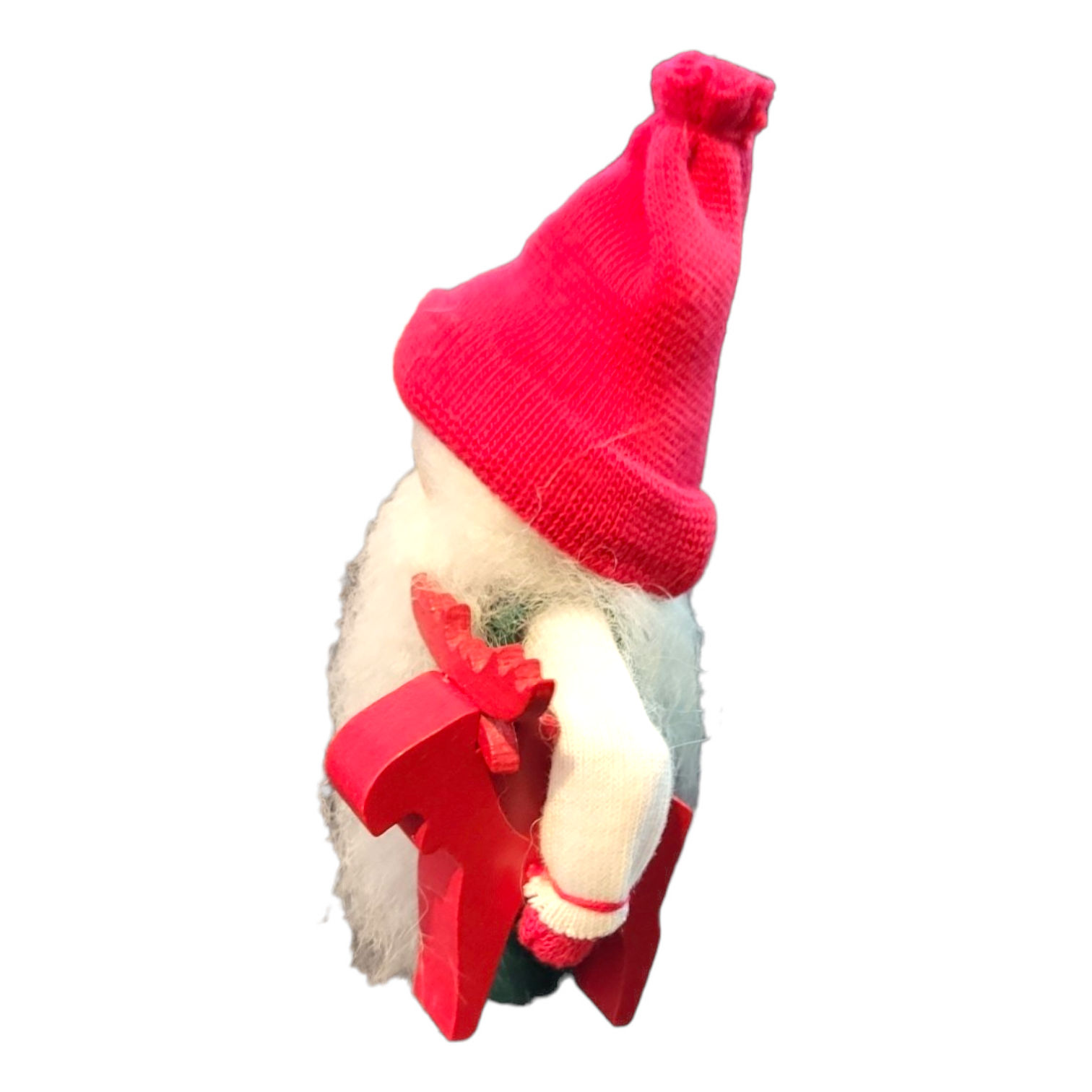 Figurine: Tomte with Red Moose