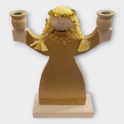 Figurine: Angel, Two-Candle Holder