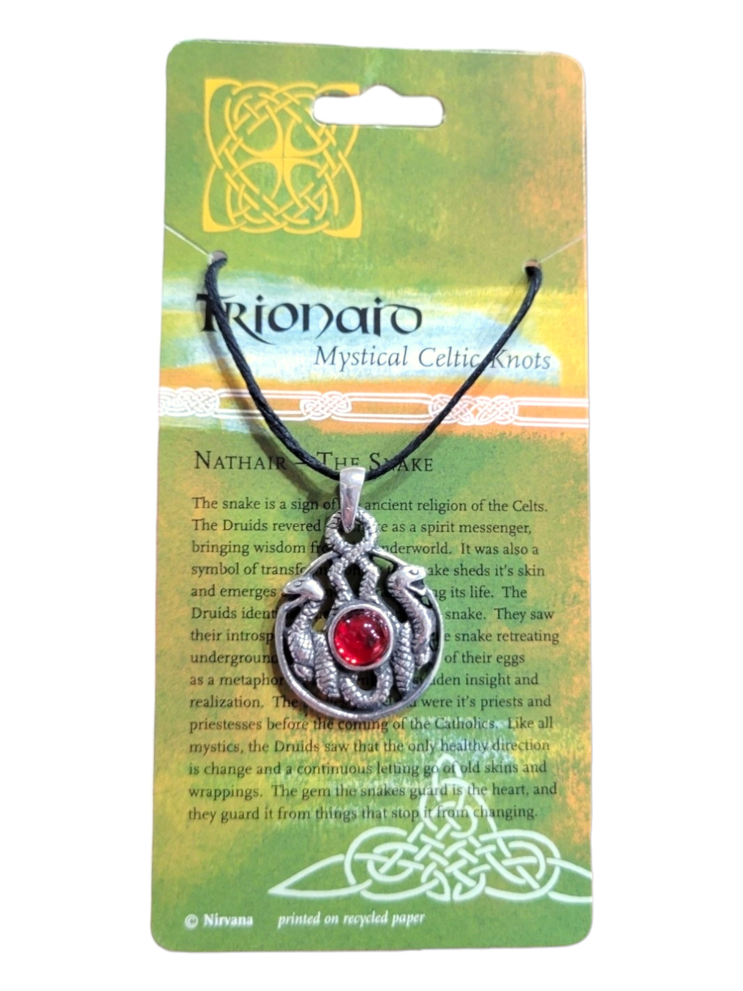 Jewelry: Trionaid Mystical Celtic Knots-Nathair The Snake