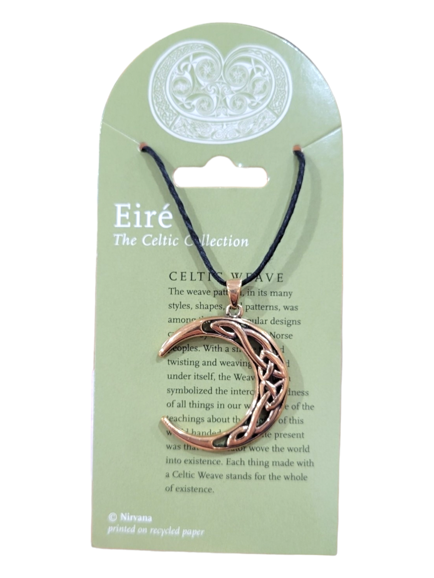 Necklace: Celtic Weave Bronze