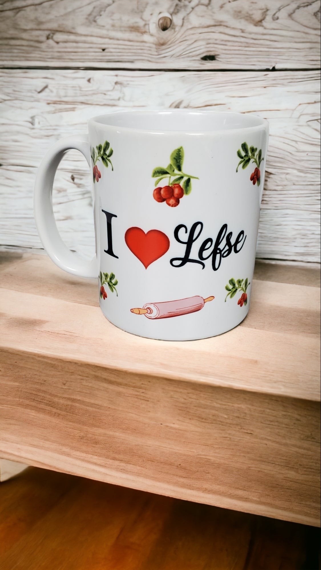 Mug: I (Heart) Lefse