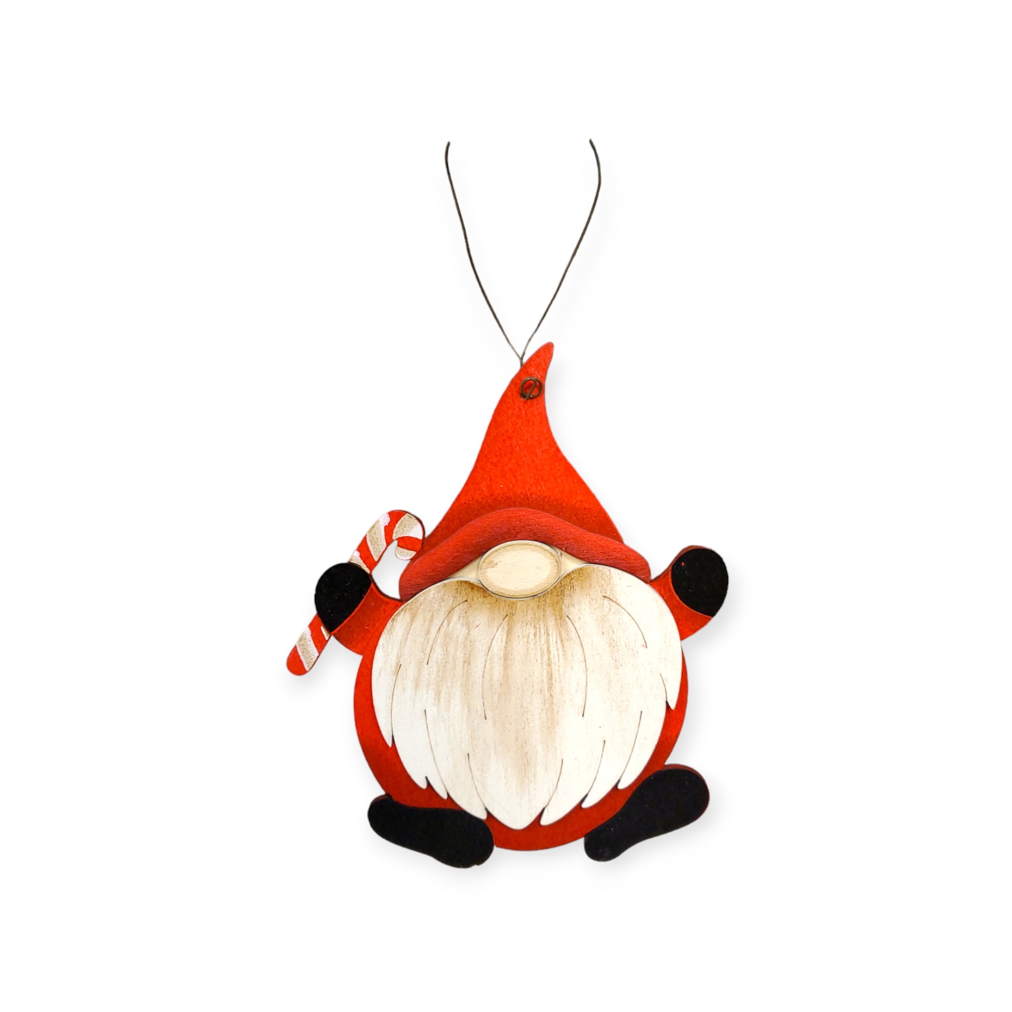 Ornament: Wooden Gnome