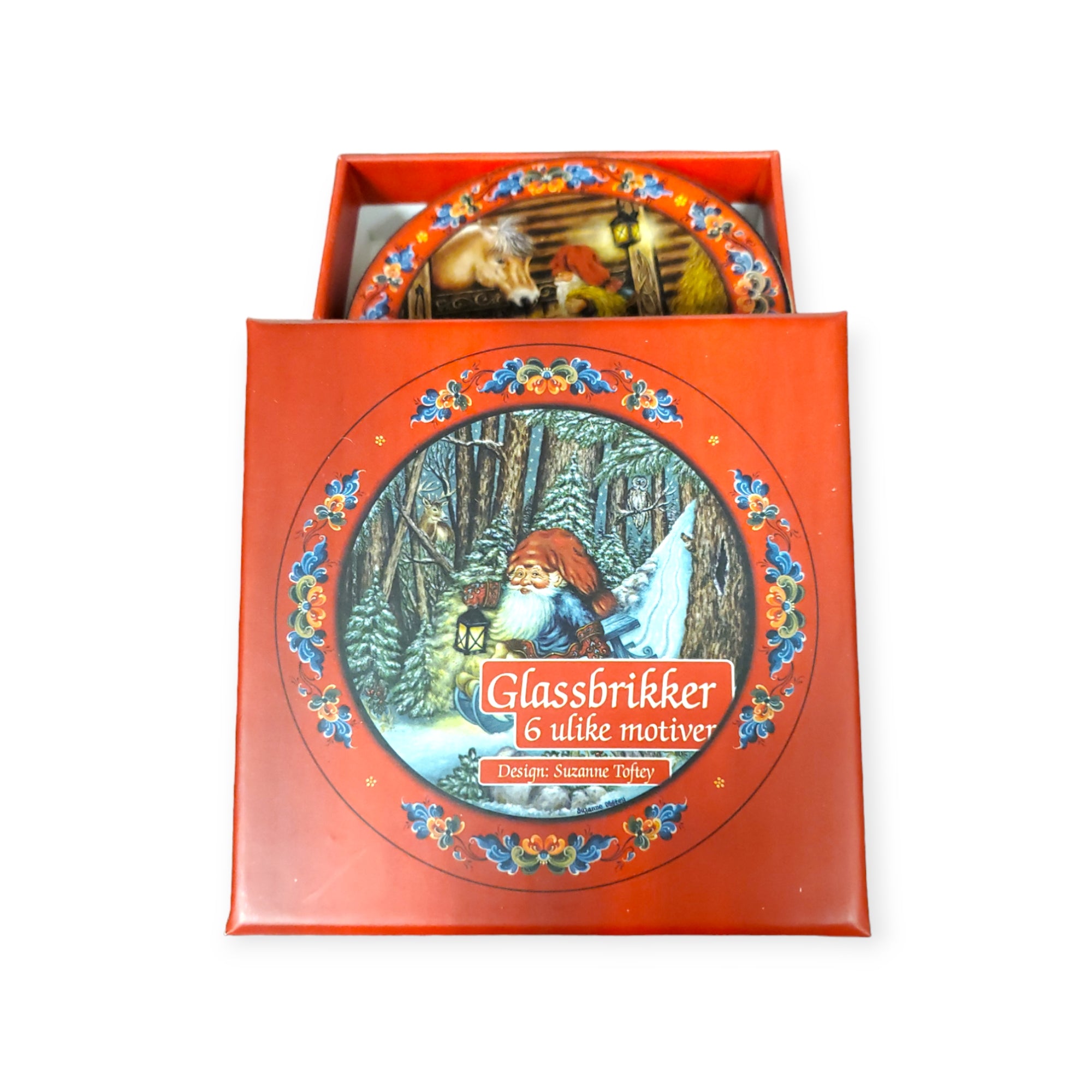 Coaster: Glassbrikker 6 pack