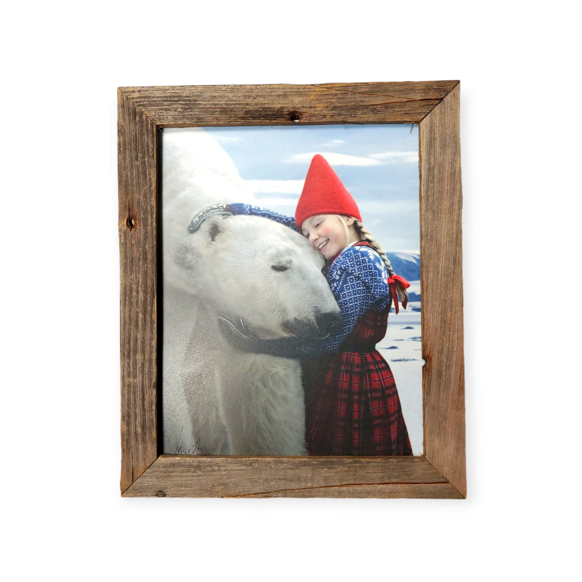 Artwork: Anja with Polar Bear - Polar Bear Wish Book