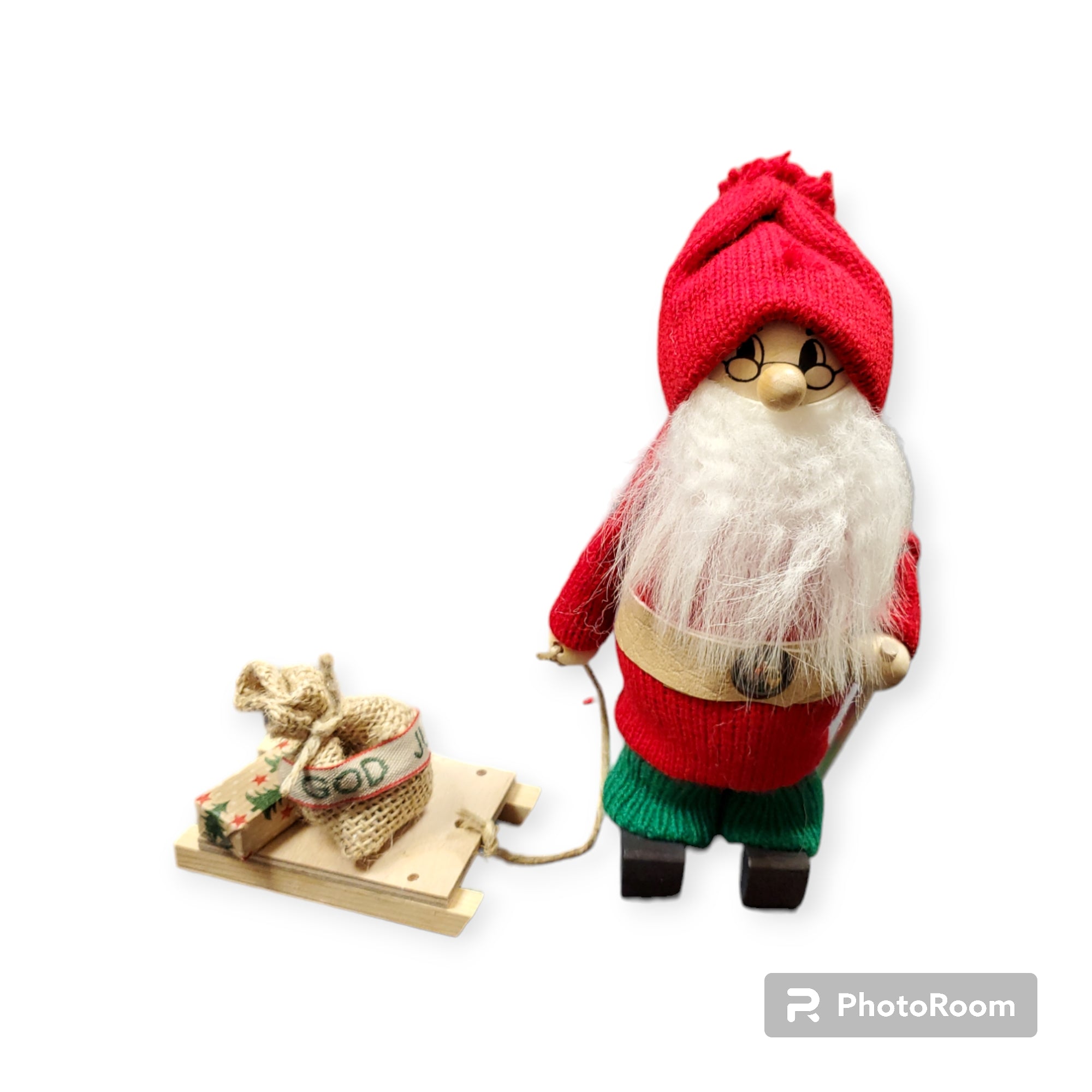 Figurine: Tomte with Sled