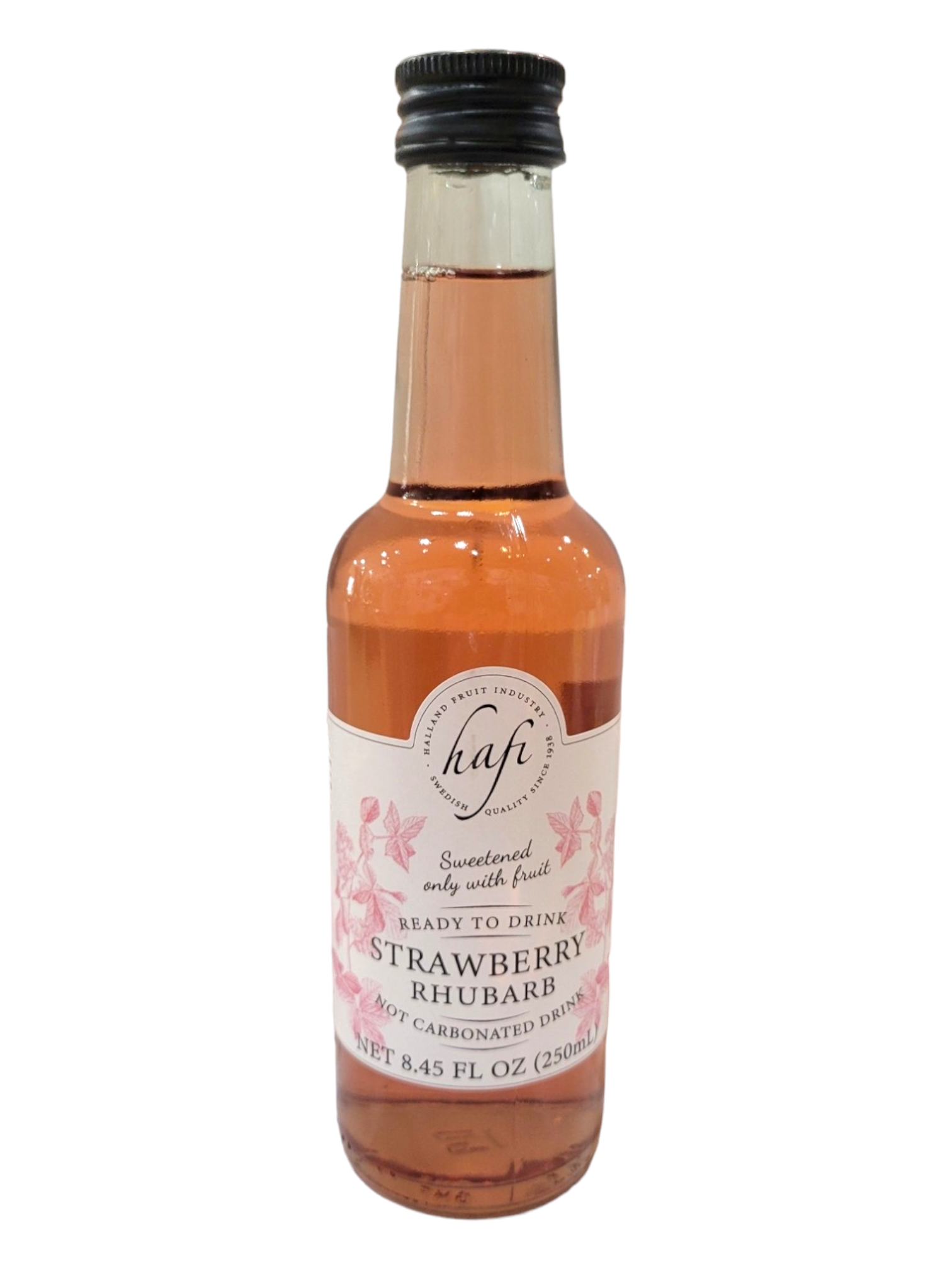 Drink: Hafi Strawberry Rhubarb, Non Carbonated