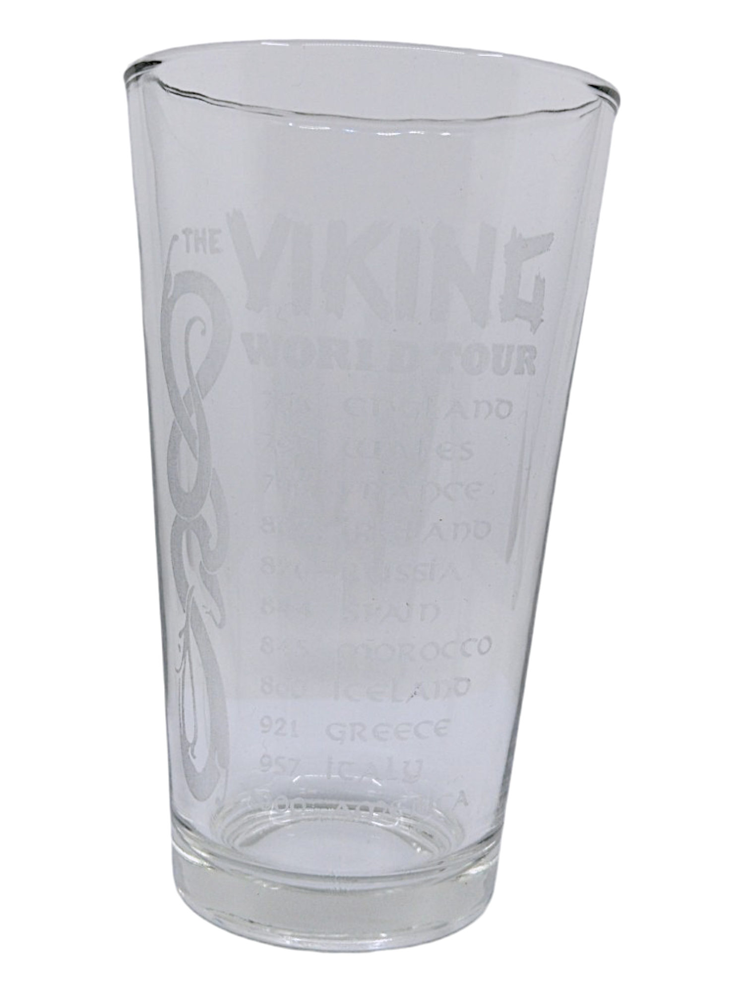 Drinkware: "Viking World Tour", 16oz Pint Glass