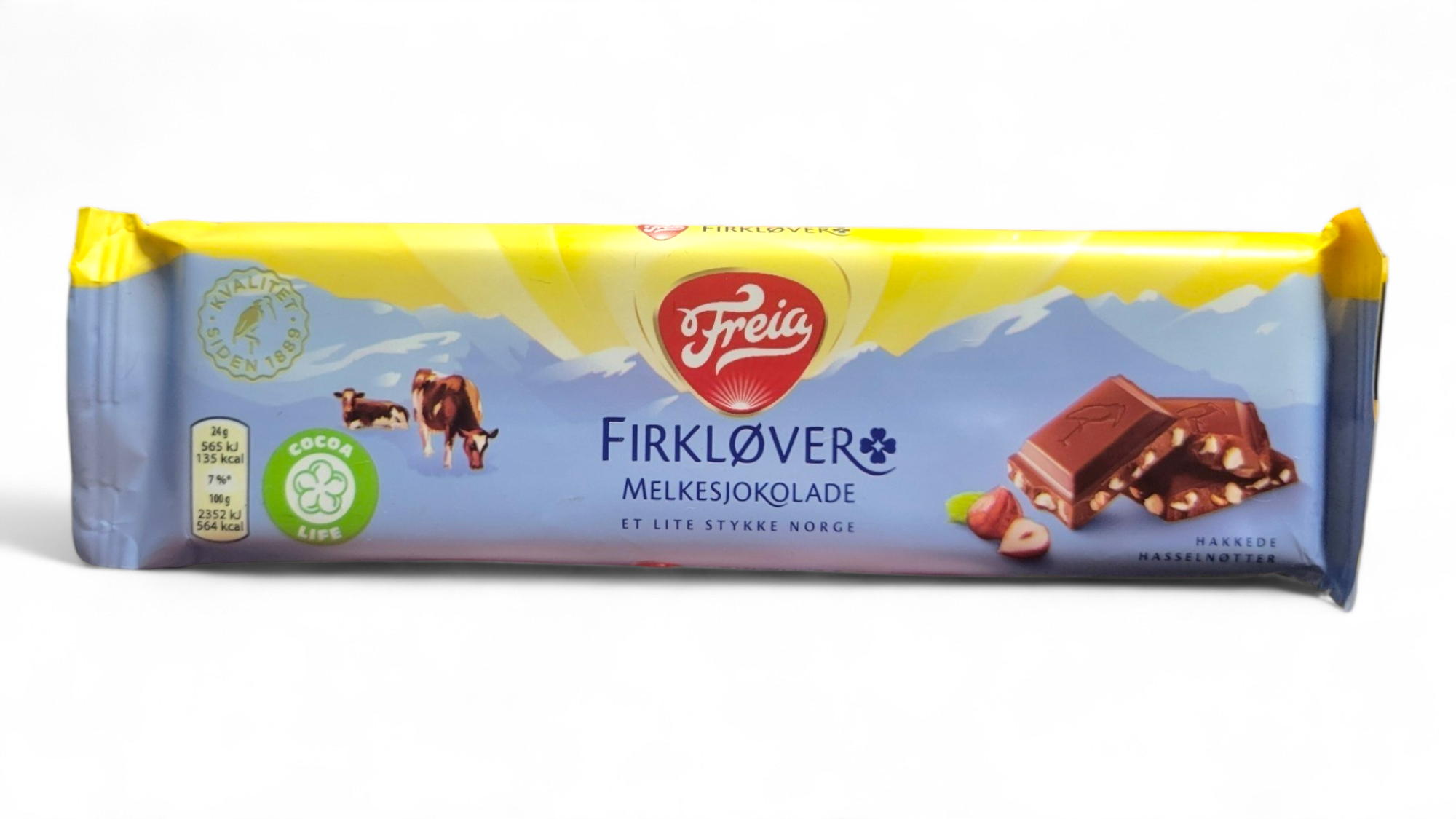 Candy: Freia Firklover - Milk Chocolate with Hazel Nuts (60g)