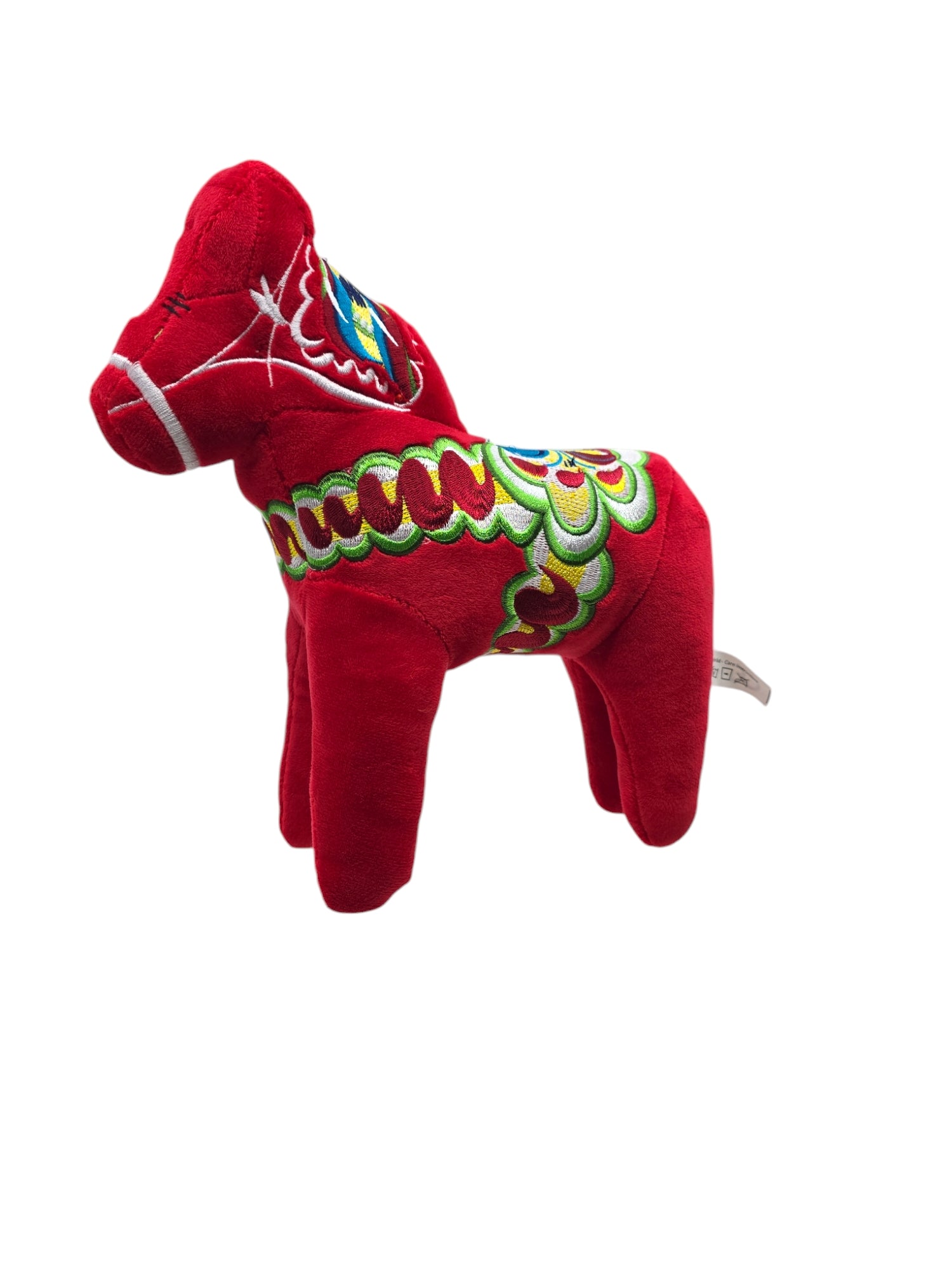 Plush: Dala Horse 24cm Re with Multi Color Kurbits