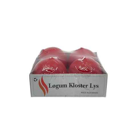 A 4-pack of Løgum Kloster Lys 2.5 ball candles, made in Denmark—ideal for bringing HYGGE warmth and charm to your home.
