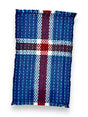 The coaster, named "Coaster: Iceland Flag (6.5"x4")," is intricately handwoven with a pattern that mirrors the blue, red, and white cross of the Icelandic flag.