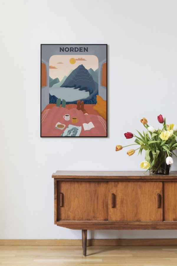 Poster: Morning Coffee Come to Norway