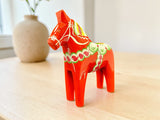 Dala Horse: Red Swedish Dala Horse –  Handcrafted in Sweden Figurine (Multiple Sizes)