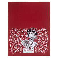 Tea Towel: Hotdish from the Midwest with Love Tea Towel by Adam Turman