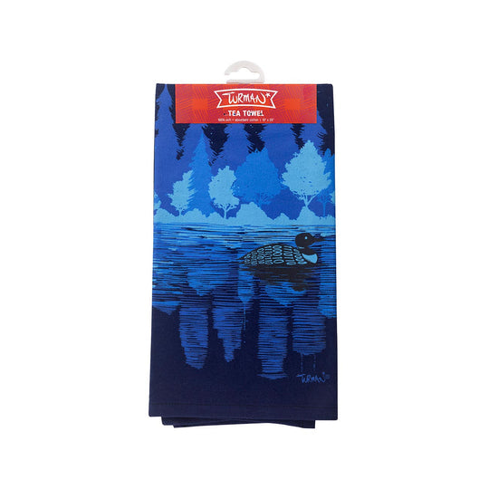 Tea Towel: Midnight Loon