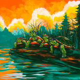 Artwork: The Masters 8"x8" Print by Adam Turman