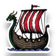 This 3x4 inch Nordic Sticker features a dragonhead Viking ship with a red and white sail and circular shields, celebrating Scandinavian heritage. Its glossy, UV-resistant, water-resistant, dishwasher safe, easy to peel, and part of a Buy 3 Get 1 Free offer.