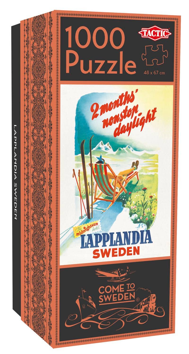 Puzzle: Lapplandia, Puzzle Come to Sweden 1000-piece puzzle