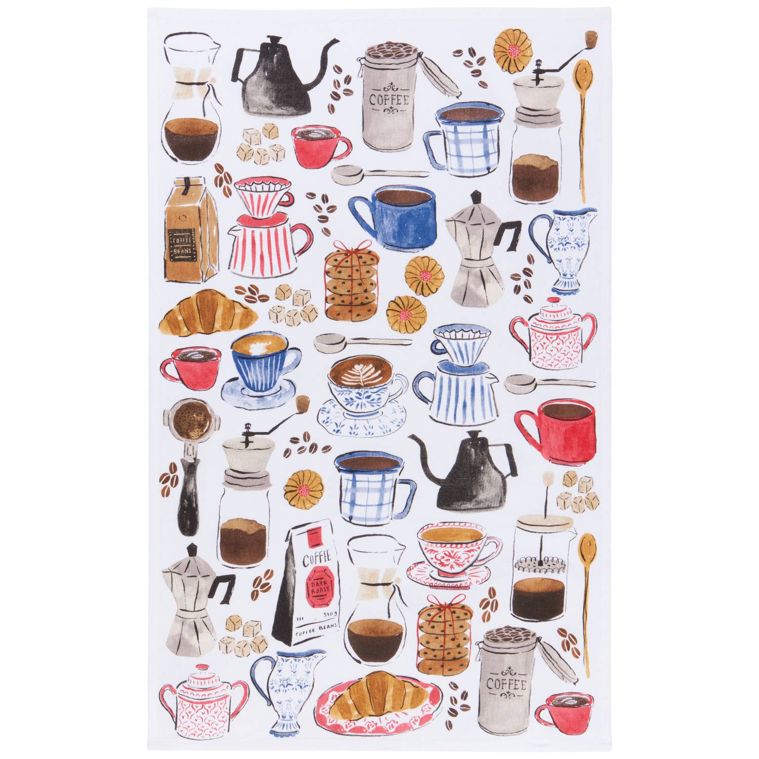 Tea Towel: Coffee Break Dishtowel