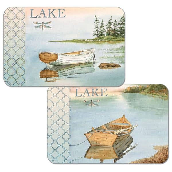 Placemat: Lake Boat