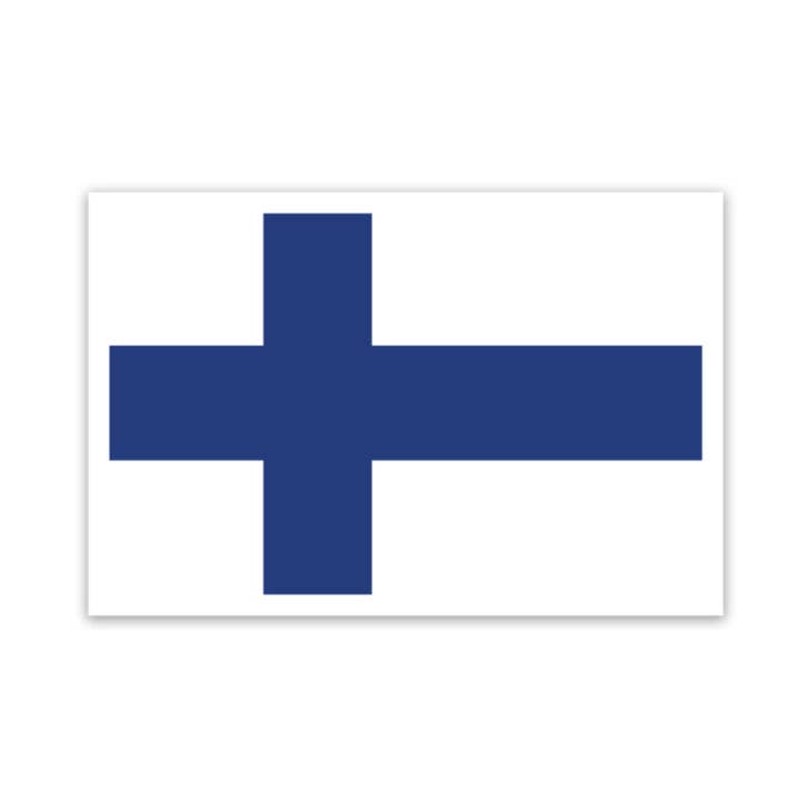 Sticker: Finnish Flag