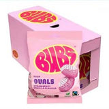 Candy: Bubs - Sour Skalle - Raspberry Flavor (90g) Bag 3.175 oz Cool Raspberry Foam Skulls Made in Sweden