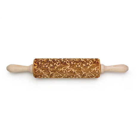 Rolling Pin: Leaves 2 Embossing Rolling Pin