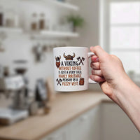 Mug: A Viking Without Coffee Irritable Person Ceramic Mug (11 oz)