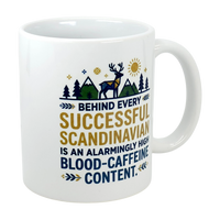 Mug: Behind Every Successful Scandinavian Ceramic Mug (11 oz)