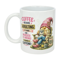 Mug: Choose Caffeine Tomte Ceramic Mug (11 oz)