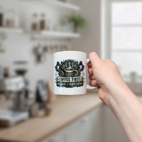 Mug: Coffee First Pillage and Raid Later Ceramic Mug (11 oz Capacity)