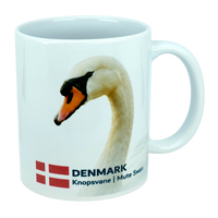 Mug: Denmark National Animal Mute Swan Ceramic Coffee Mug (11 oz)