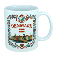 Mug: Denmark Nyhavn Ceramic Mug (11 oz Capacity)