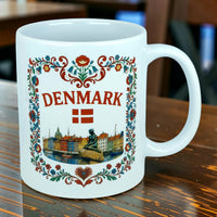 Mug: Denmark Nyhavn Ceramic Mug (11 oz Capacity)