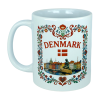 Mug: Denmark Nyhavn Ceramic Mug (11 oz Capacity)
