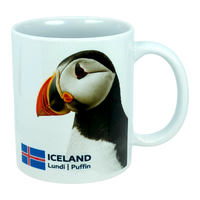 Mug: Iceland National Animal Puffin Ceramic Coffee Mug (11 oz Capacity)