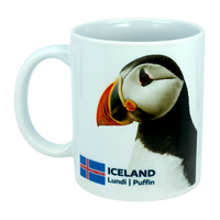 Mug: Iceland National Animal Puffin Ceramic Coffee Mug (11 oz Capacity)