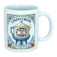 Mug: Lindstrom America's Little Sweden Ceramic Coffee Mug (11 oz)