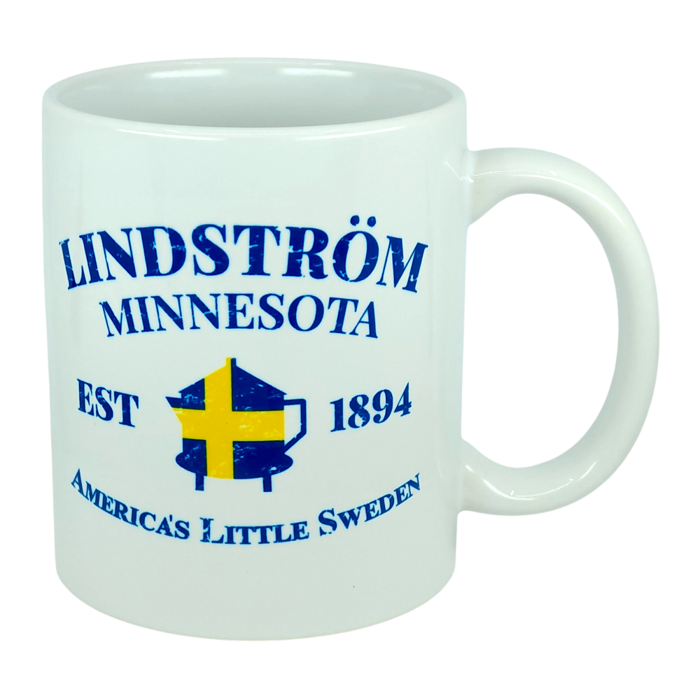 Mug: Lindstrom Minnesota America's Little Sweden Ceramic Mug (11 oz Capacity)