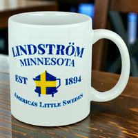 Mug: Lindstrom Minnesota America's Little Sweden Ceramic Mug (11 oz Capacity)