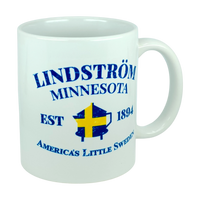 Mug: Lindstrom Minnesota America's Little Sweden Ceramic Mug (11 oz Capacity)