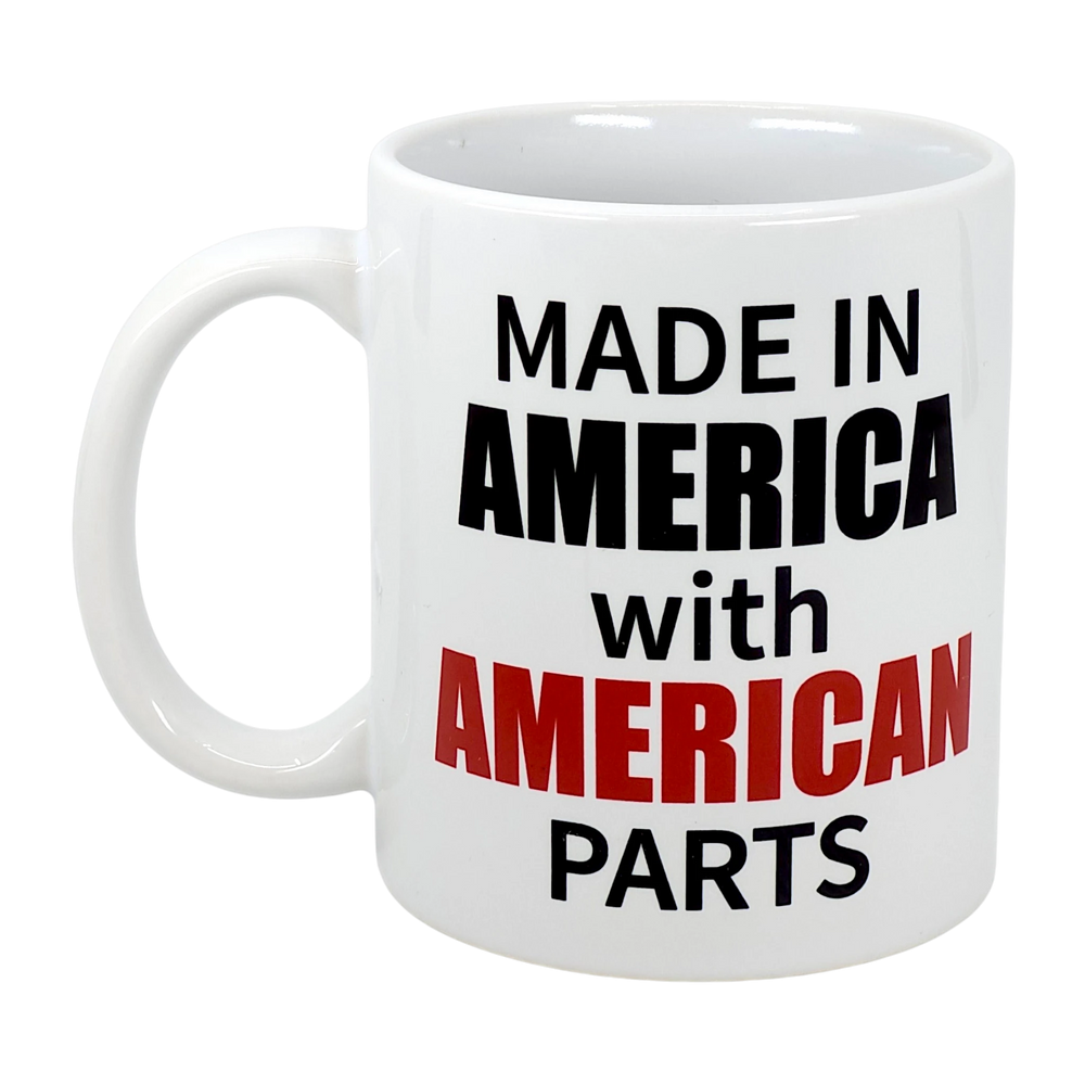 Mug: Made in America with American Parts Ceramic Mug (11 oz)
