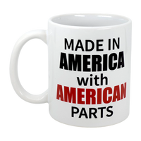 Mug: Made in America with American Parts Ceramic Mug (11 oz)