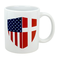 Mug: Made in America with Danish Parts Ceramic Mug (11 oz)