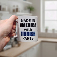 Mug: Made in America with Finnish Parts Ceramic Mug (11 oz)