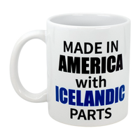 Mug: Made in America with Icelandic Parts Ceramic Mug (11 oz)